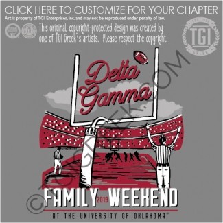 Delta Gamma-OU dads Day Shirt