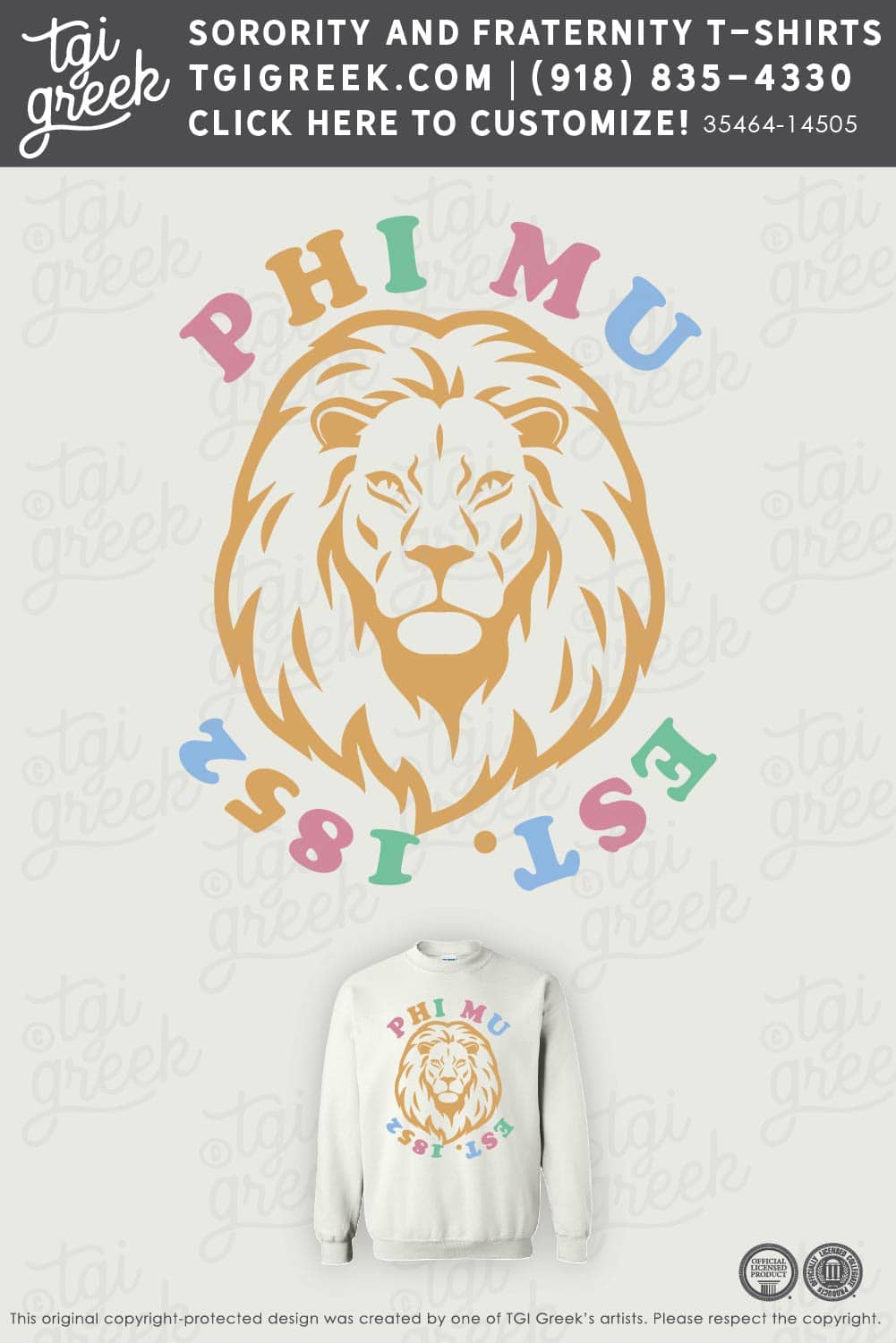 Phi Mu – MCNE PR Sweatshirt