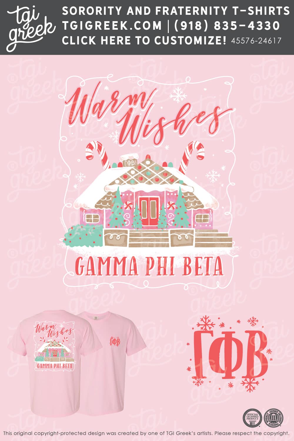 TGI – Gamma Phi Beta Gingerbread House