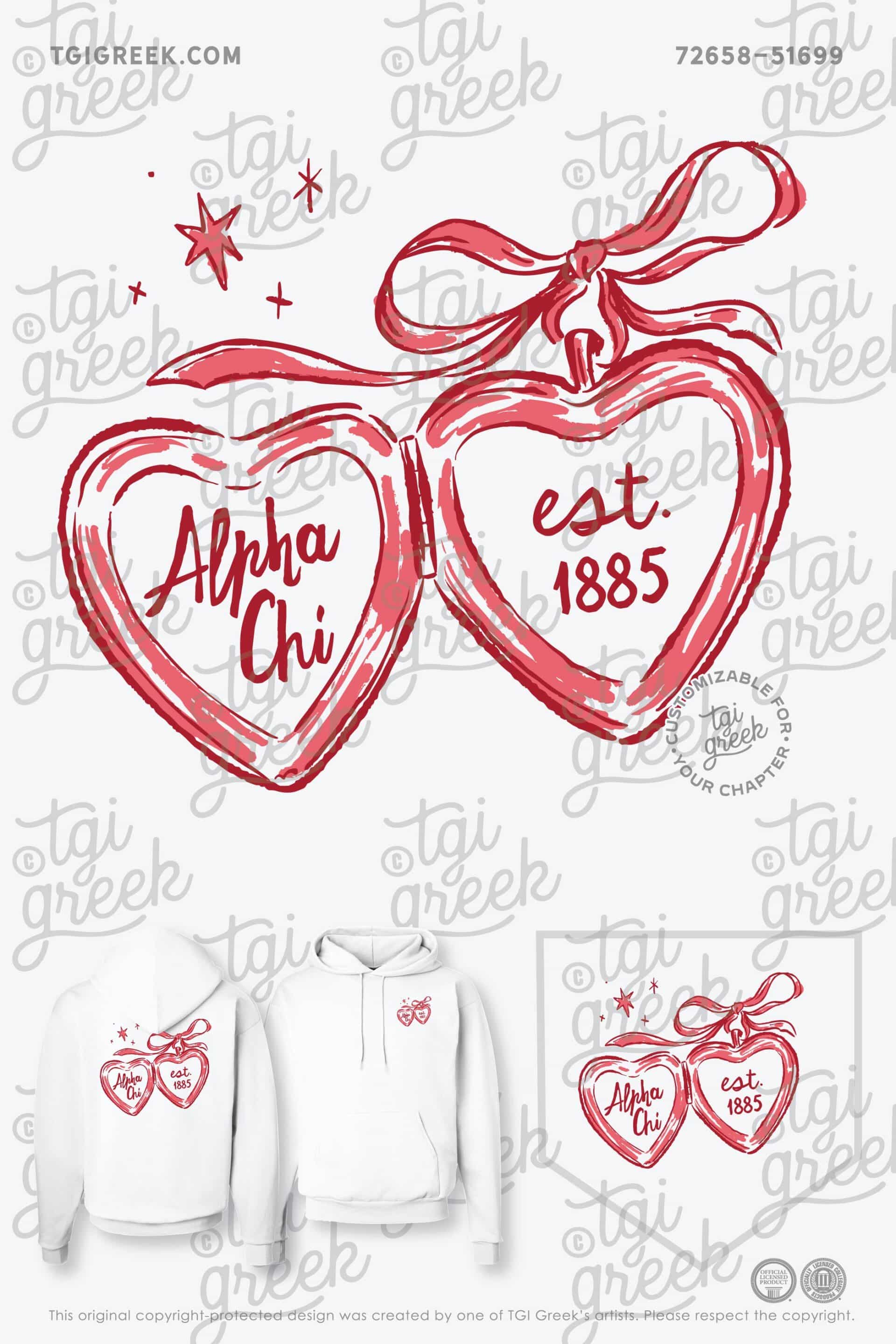Alpha Chi Omega – KU Vday Hoodie