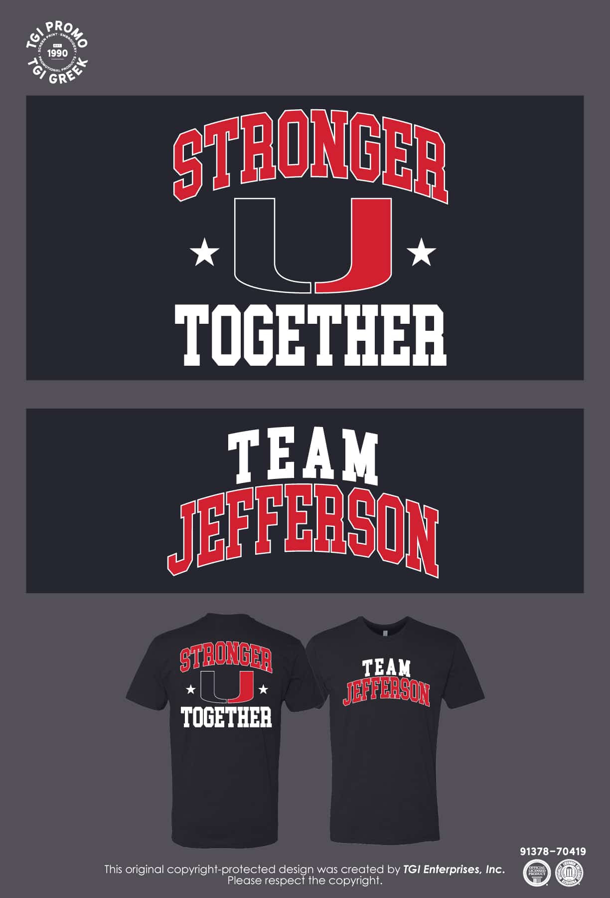 Union Public Schools – Jefferson Staff Tee
