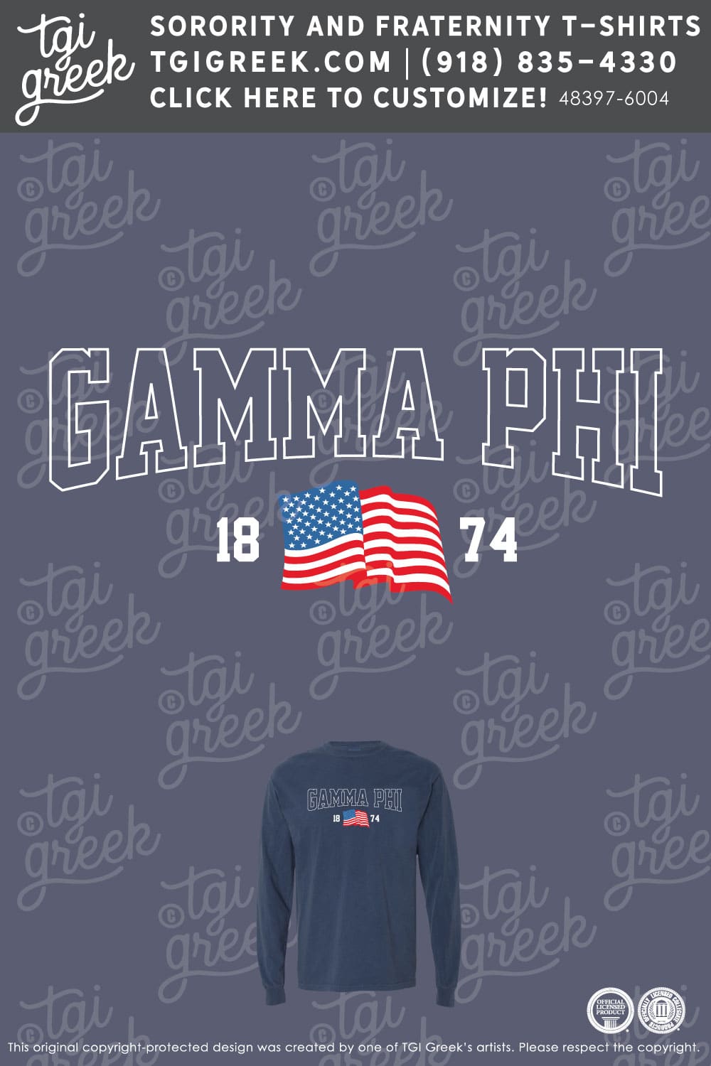 Gamma Phi Beta – OSU PR Flag