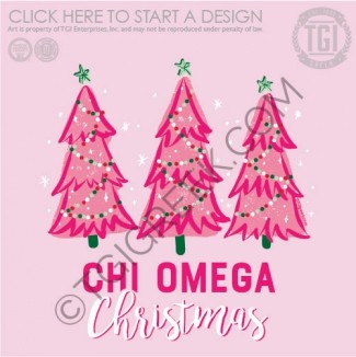 TGI-Chi Omega Pink Christmas