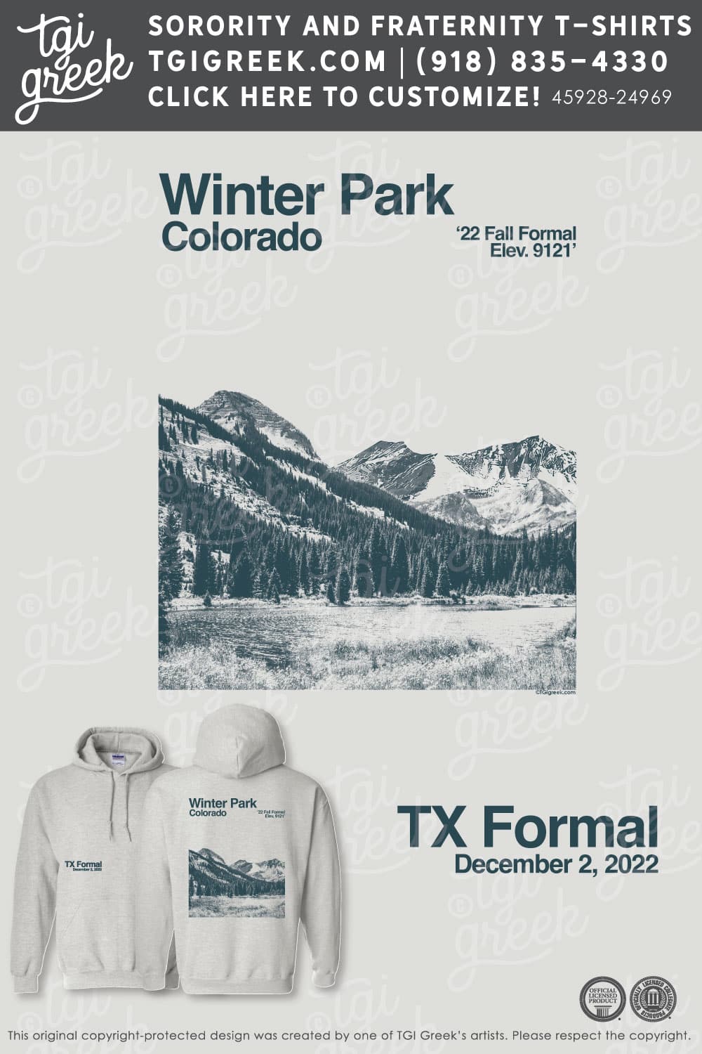 TX – UCOLBLD Formal Hoodies