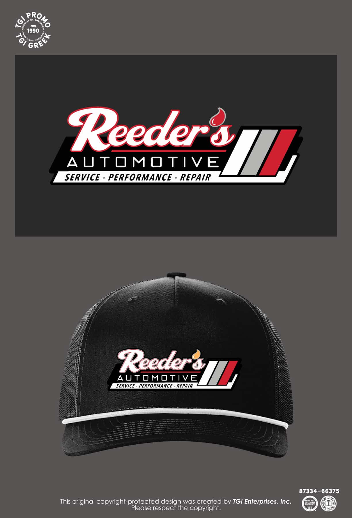 Reeders Auto & Tire – New Logo Hat