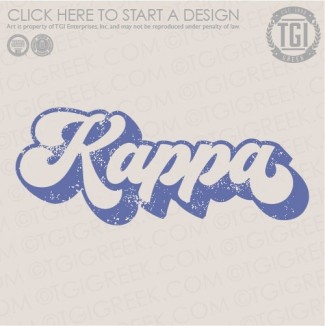 Kappa Kappa Gamma-TGI Groovy Font PR