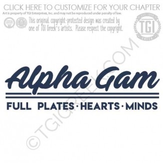 Alpha Gamma Delta – OU round