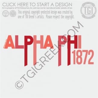 TGI-Alpha Phi drop PR