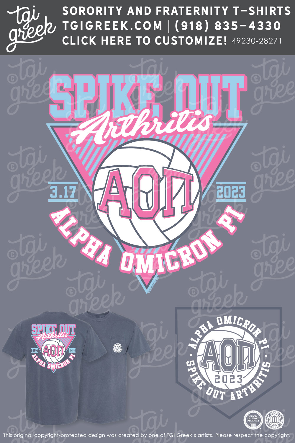 Alpha Omicron Pi – USAL Spike Out Arthritis