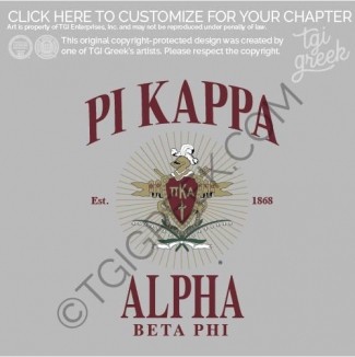 Pi Kappa Alpha – PU Crest Hoodie
