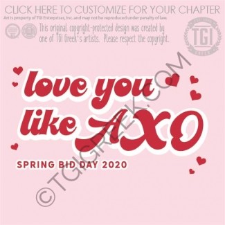Alpha Chi Omega Spring Bid Day