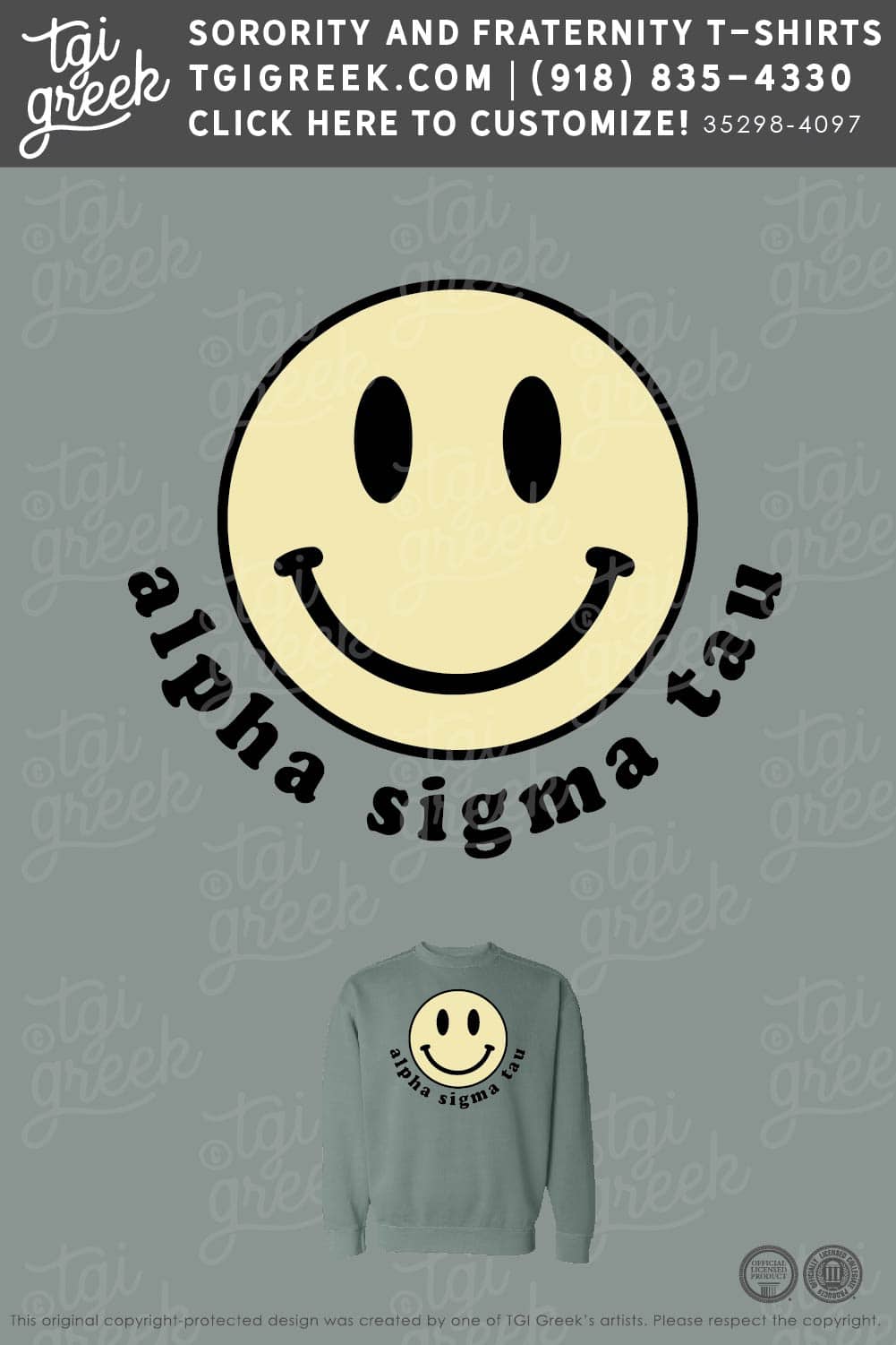 Alpha Sigma Tau – SLA PR Sweatshirt