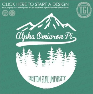 Alpha Omicron Pi-TSU PR Shirt