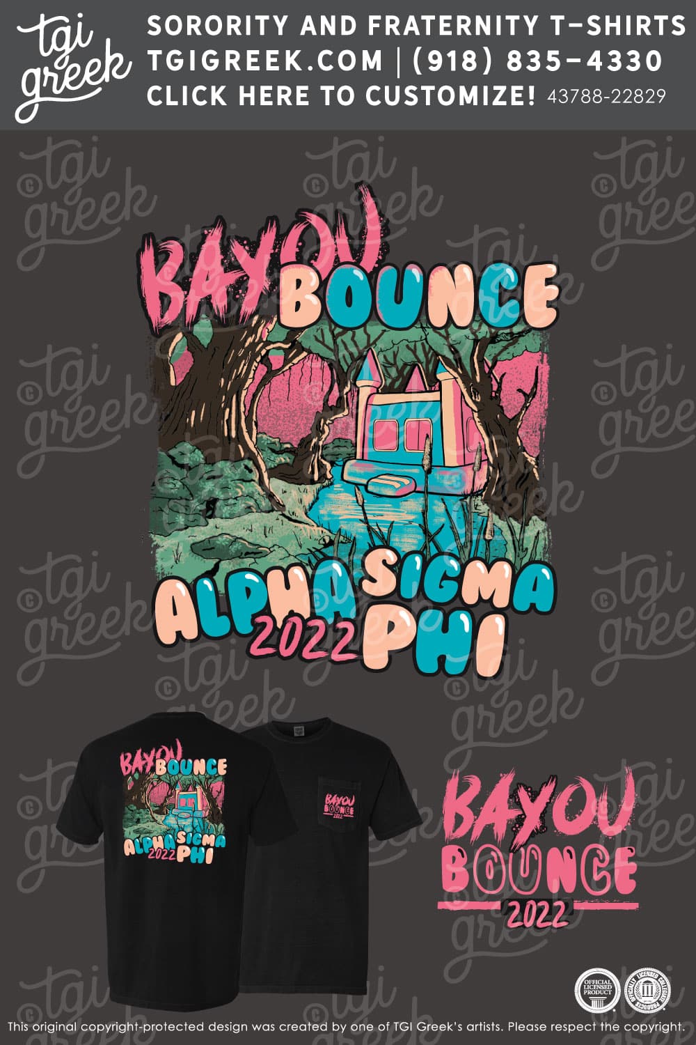 Alpha Sigma Phi – OU Bayou Bounce – Black