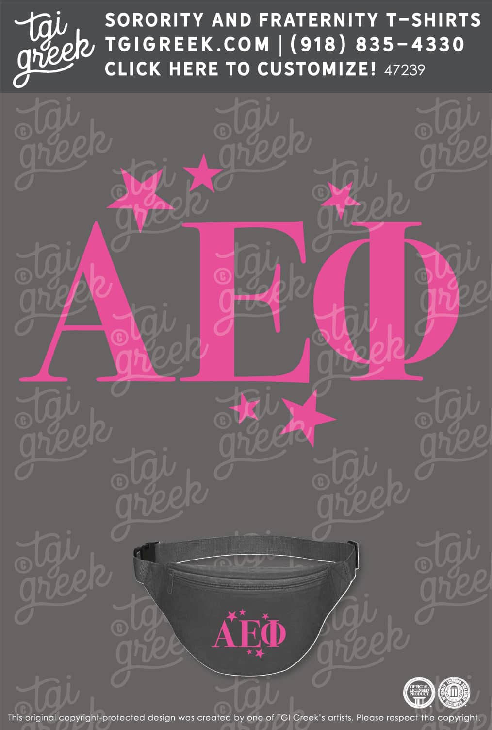 Alpha Epsilon Phi – UCF Fanny Pack