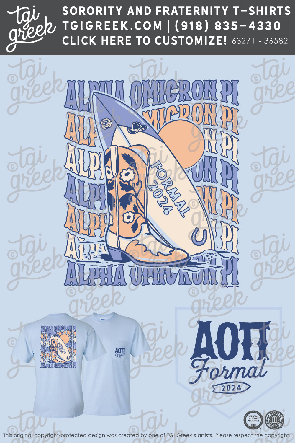 Alpha Omicron Pi – TOL Formal – Blue
