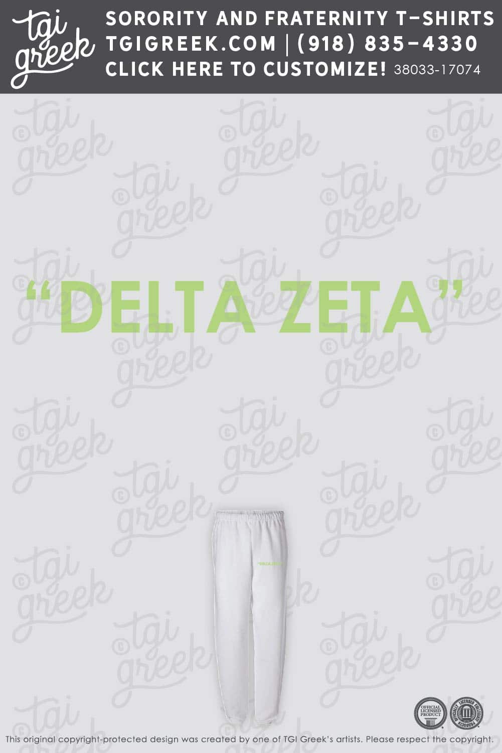 Delta Zeta – ISU Initiation Pants