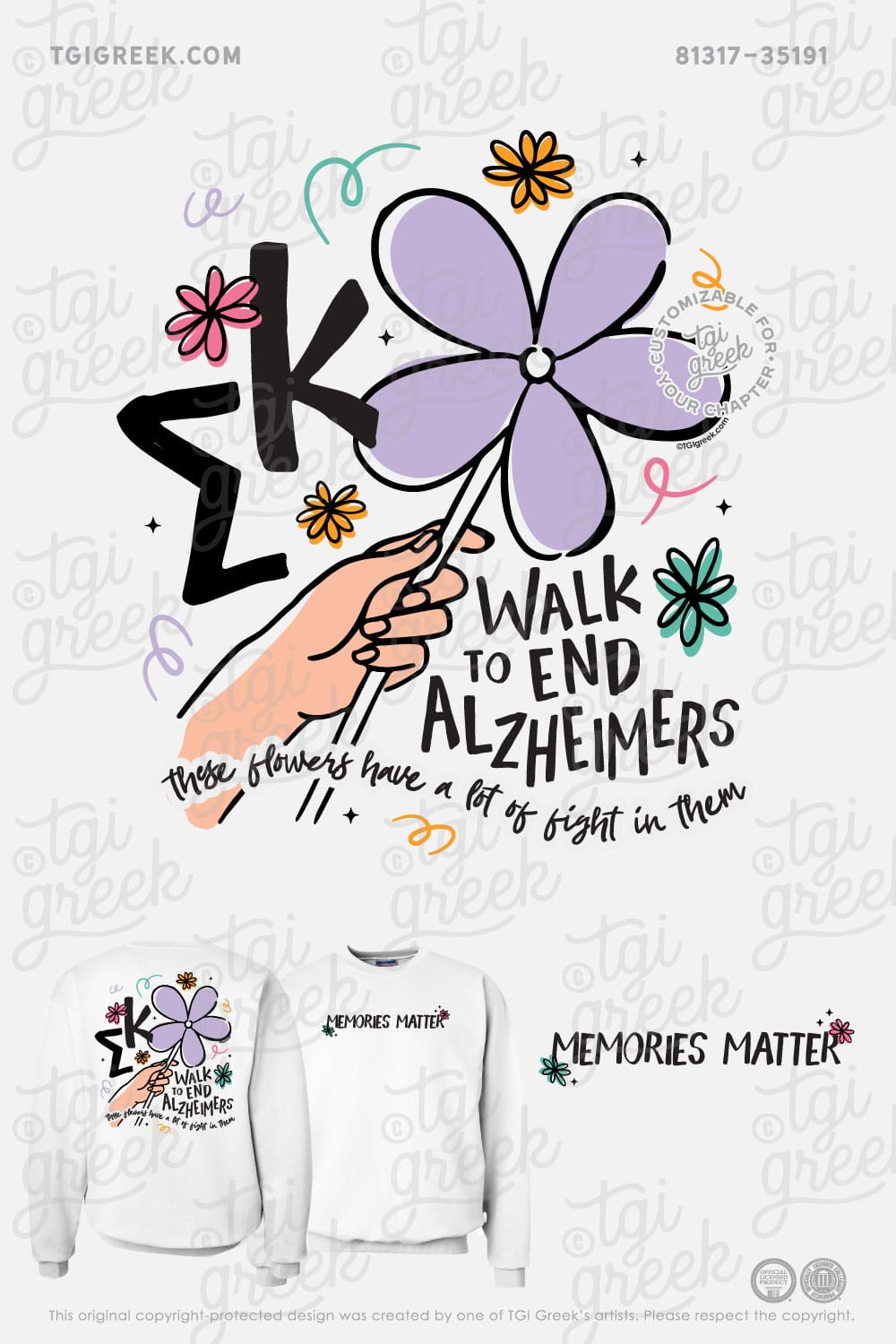 Sigma Kappa – UWGA Philanthropy Crewneck