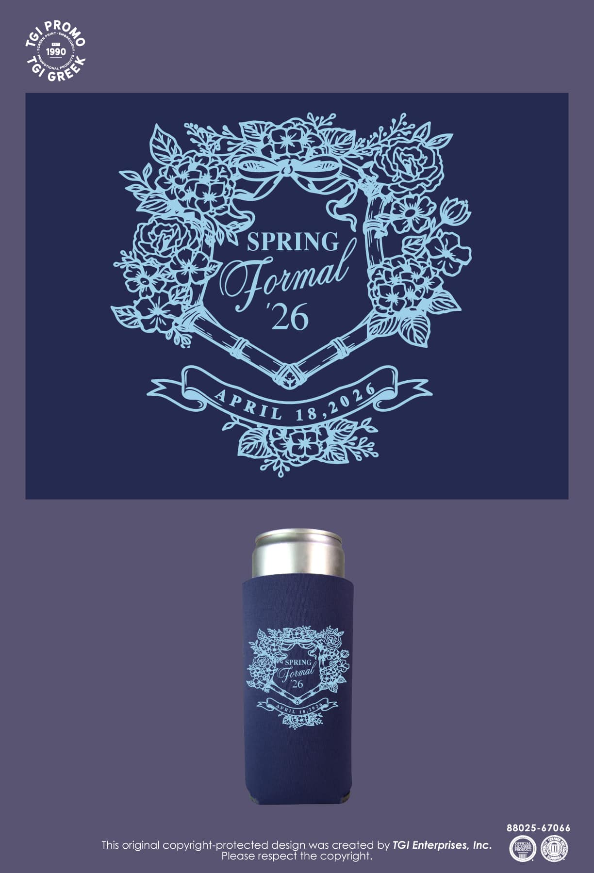 Pi Beta Phi – AUB Formal Koozies