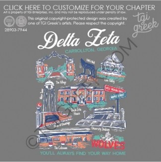 Delta Zeta – UWGA Senior Tee