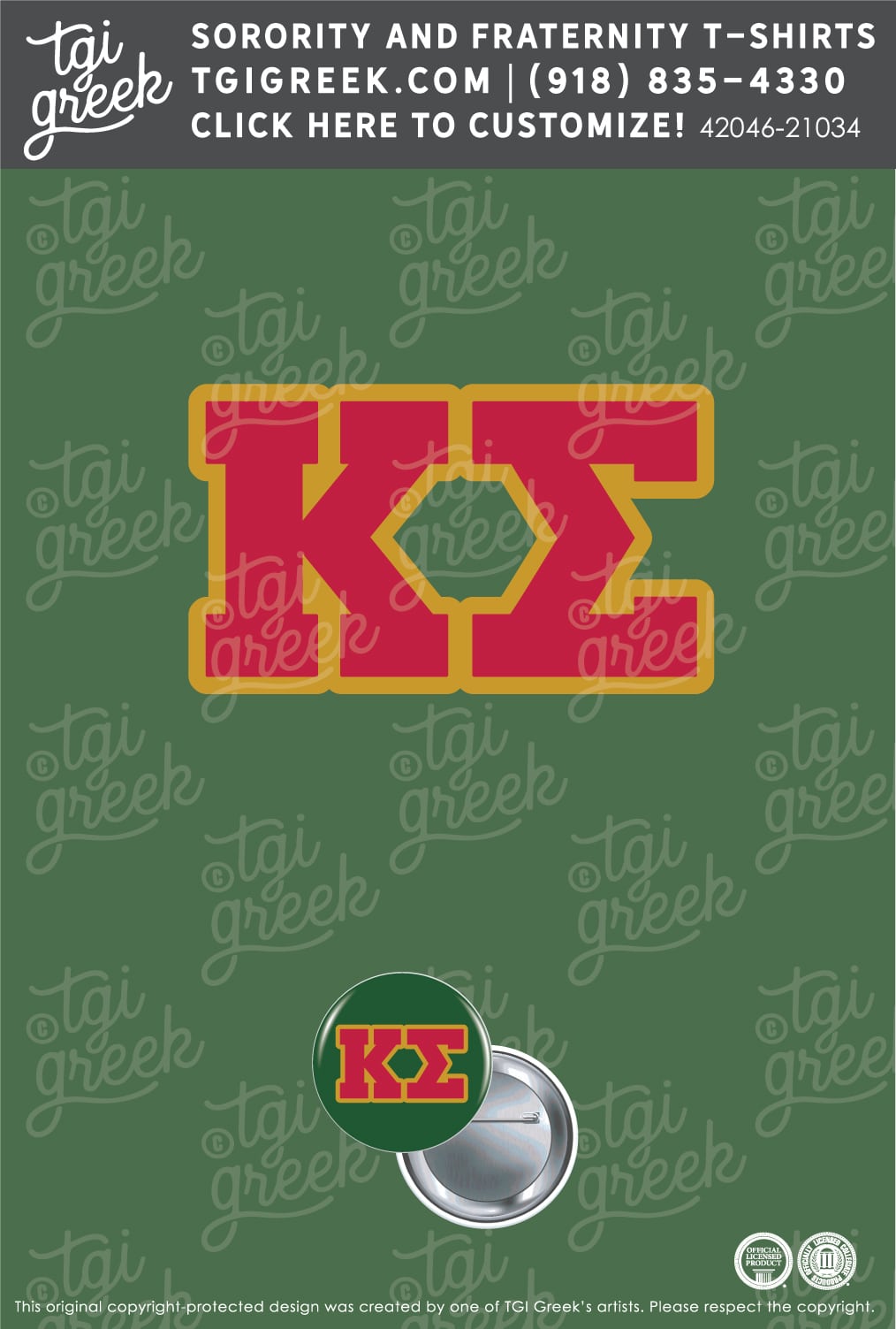 Interfraternity Council – TU Kappa Sigma Button