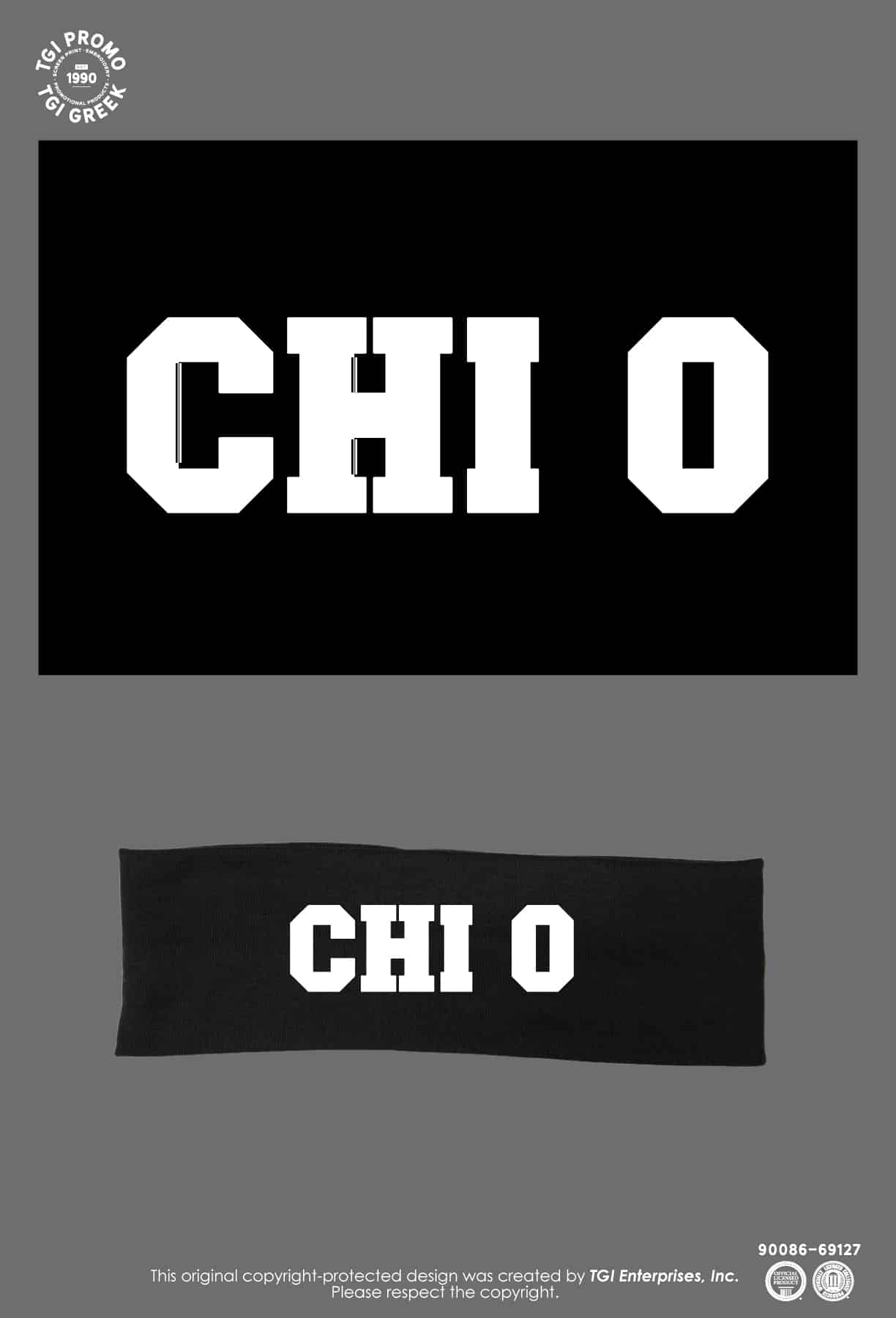 Chi Omega – TGI Greek New Stock Sorority Headband