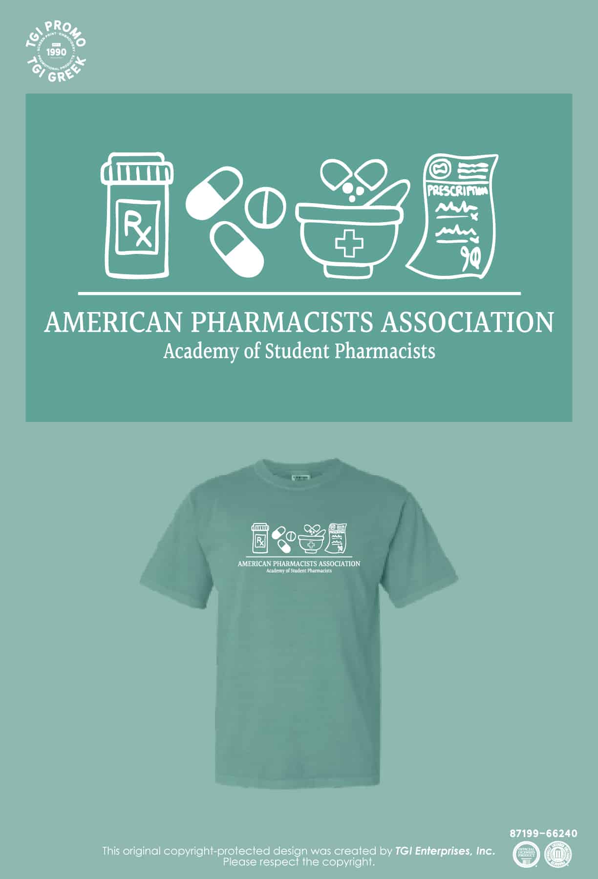 University of Iowa – American Pharmacists Association Shirts