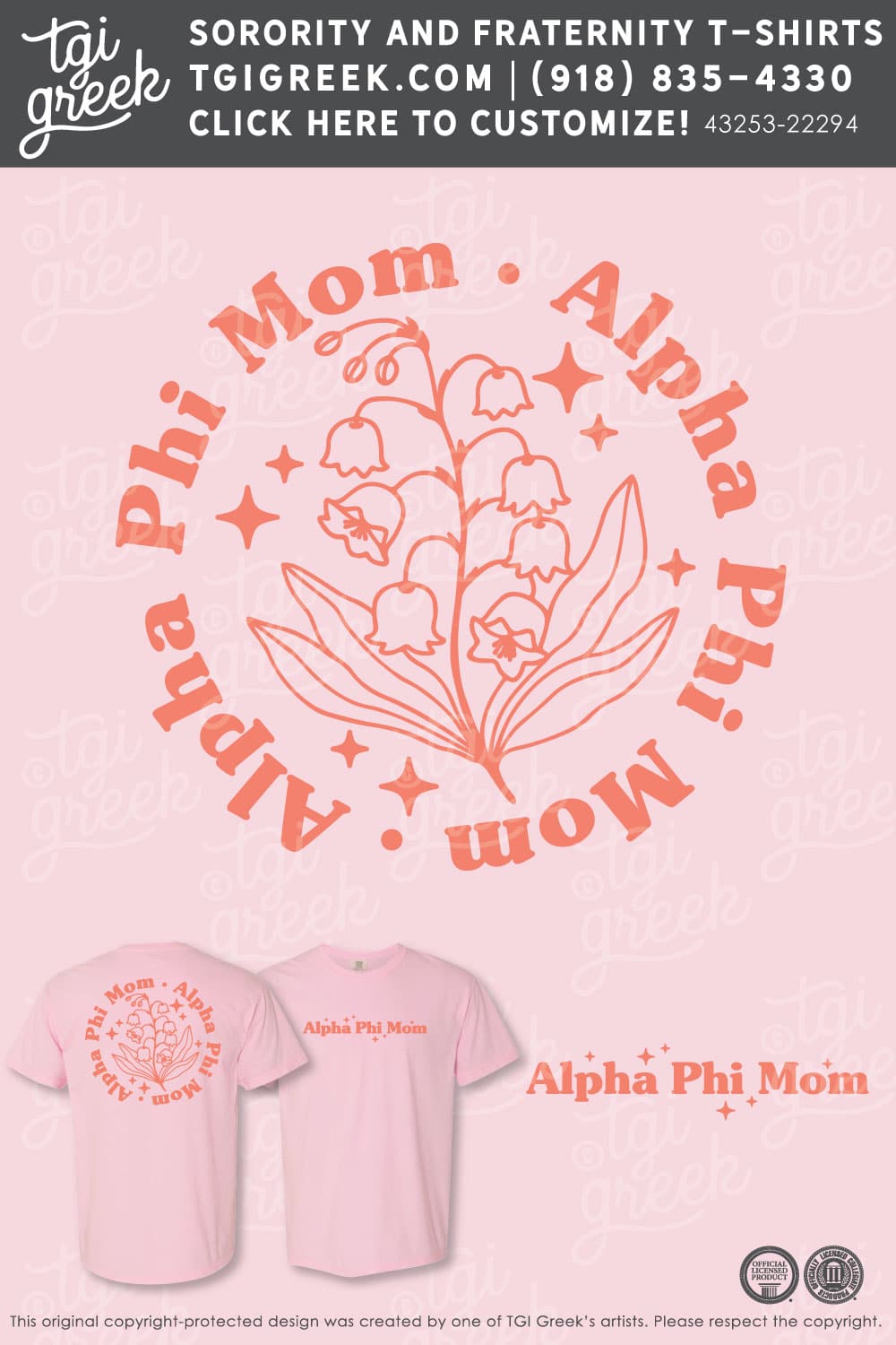 Alpha Phi – OU Mom Tee