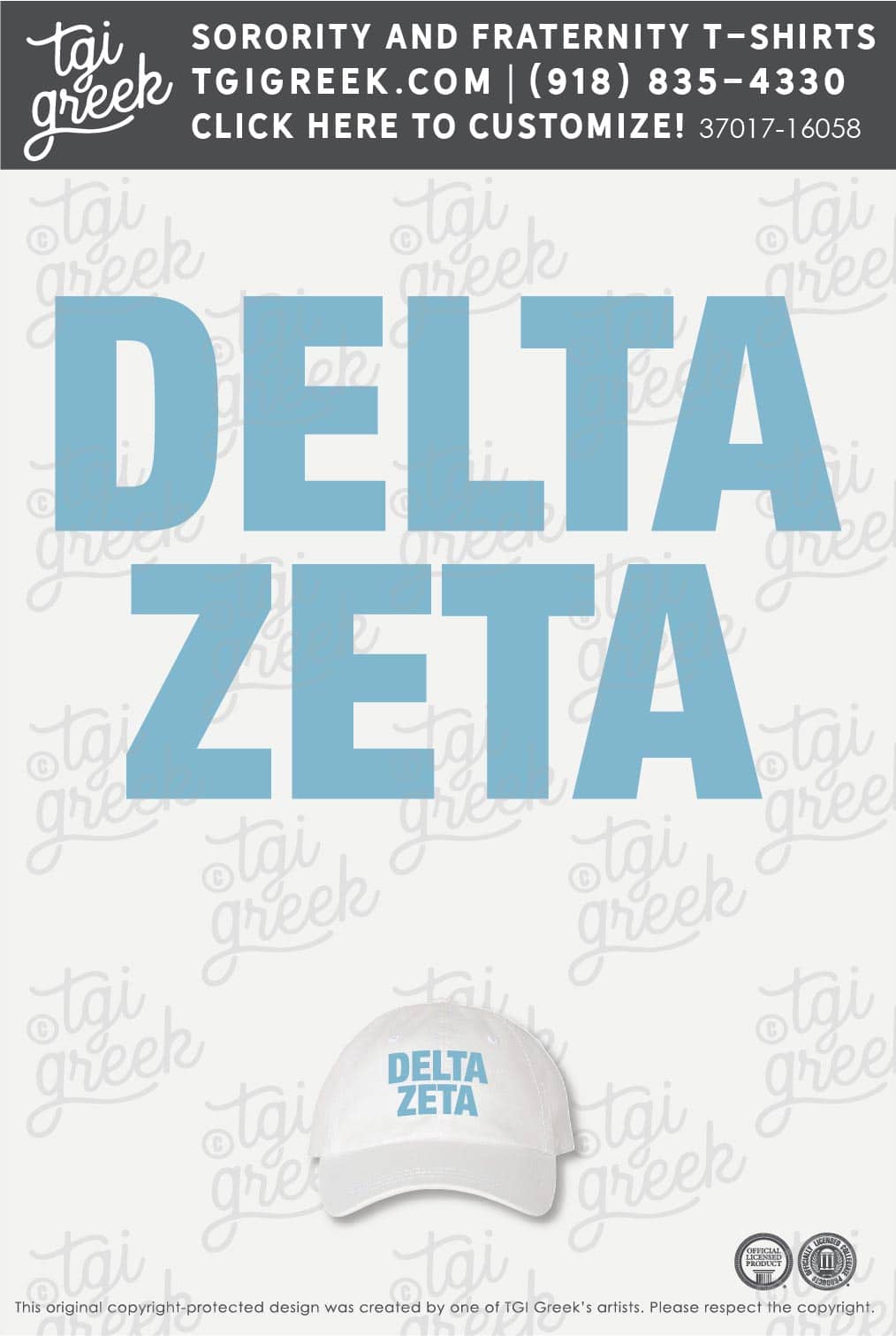 Delta Zeta – SLIP pr Hat