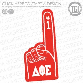 Delta Phi Epsilon-TU Foam Finger