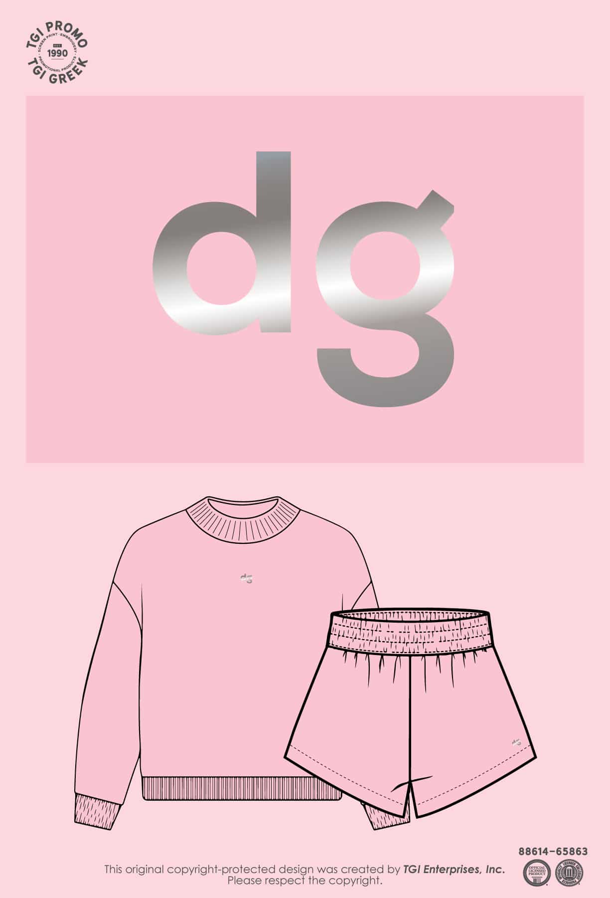 Delta Gamma – TGI Greek Chrome Set