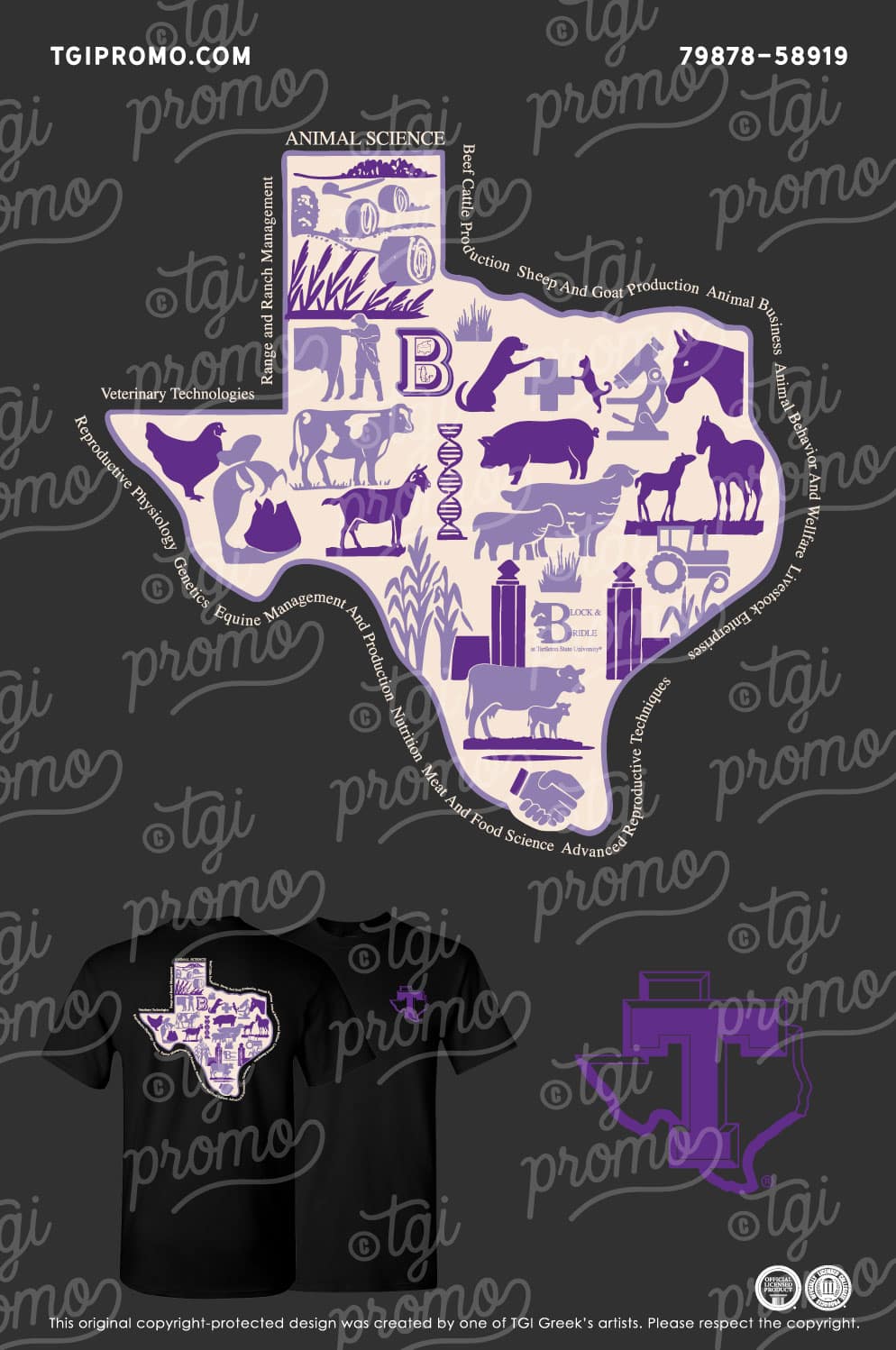 Tarleton State University – Block and Bride Purple Thursday
