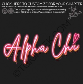 TGI – Alpha Chi Omega Neon