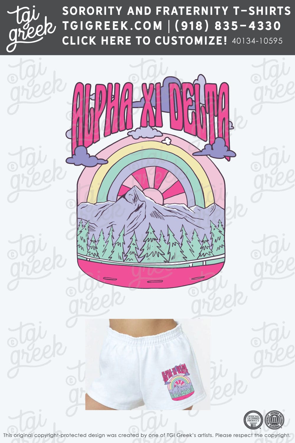 Alpha Xi Delta – JU Spring PR Shorts