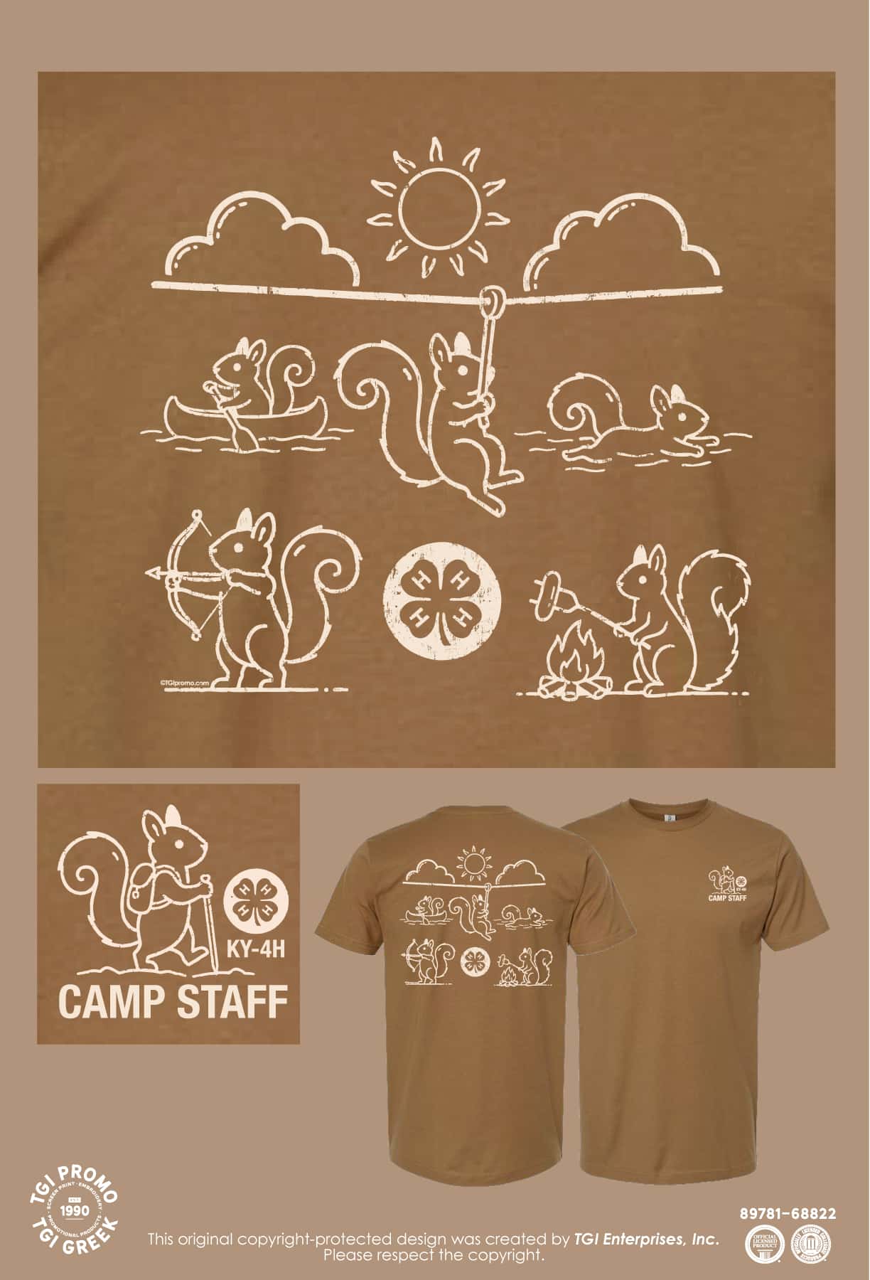 JM Feltner 4H Camp – Squirrel Shirt