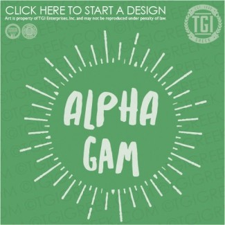 Alpha Gamma Delta-UCO Sun Shirt