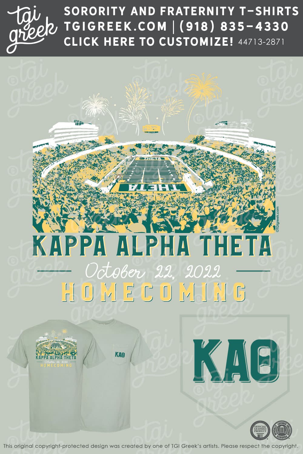 Kappa Alpha Theta – UNCC Homecoming