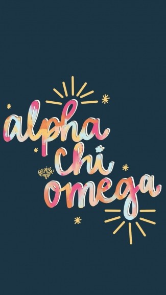 Alpha Chi Omega – Phone Background Sparkle