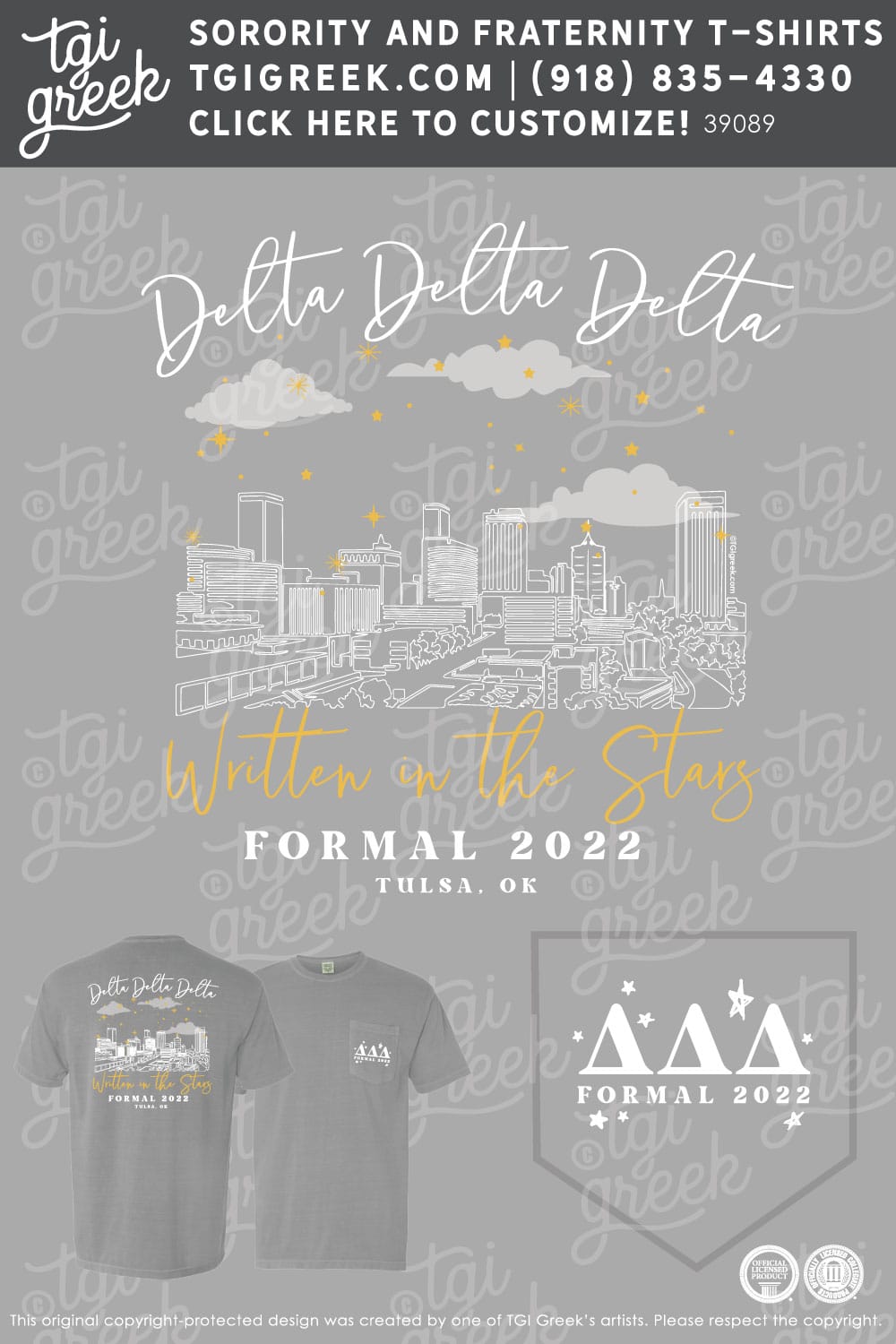 Delta Delta Delta – TU Formal