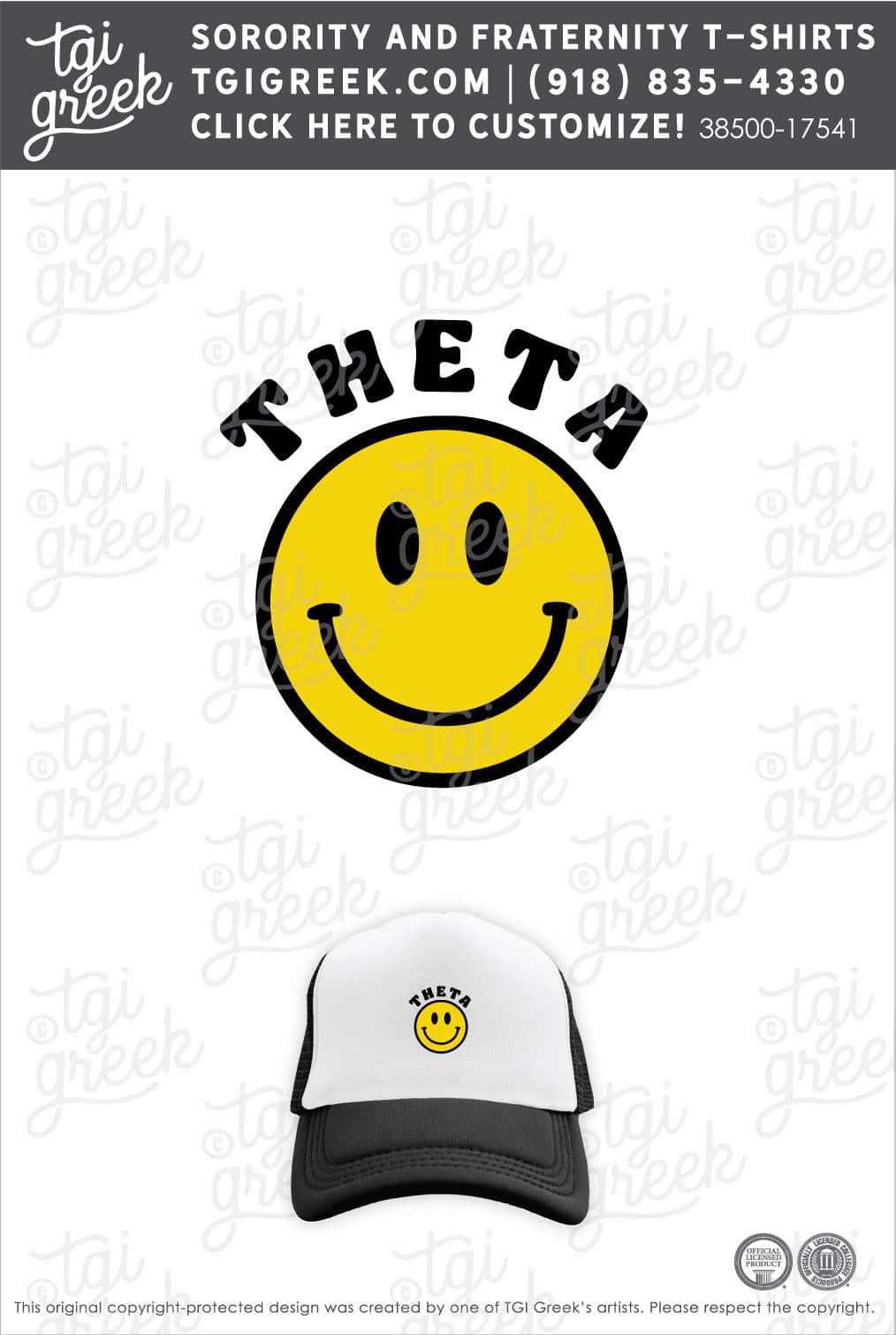 Francesca’s – Kappa Alpha Theta Smile Hat