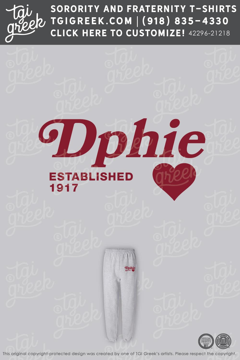 Delta Phi Epsilon – PENNST Recruitment Team Sweatpants