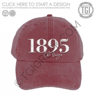 TGI-Chi Omega Hat Design
