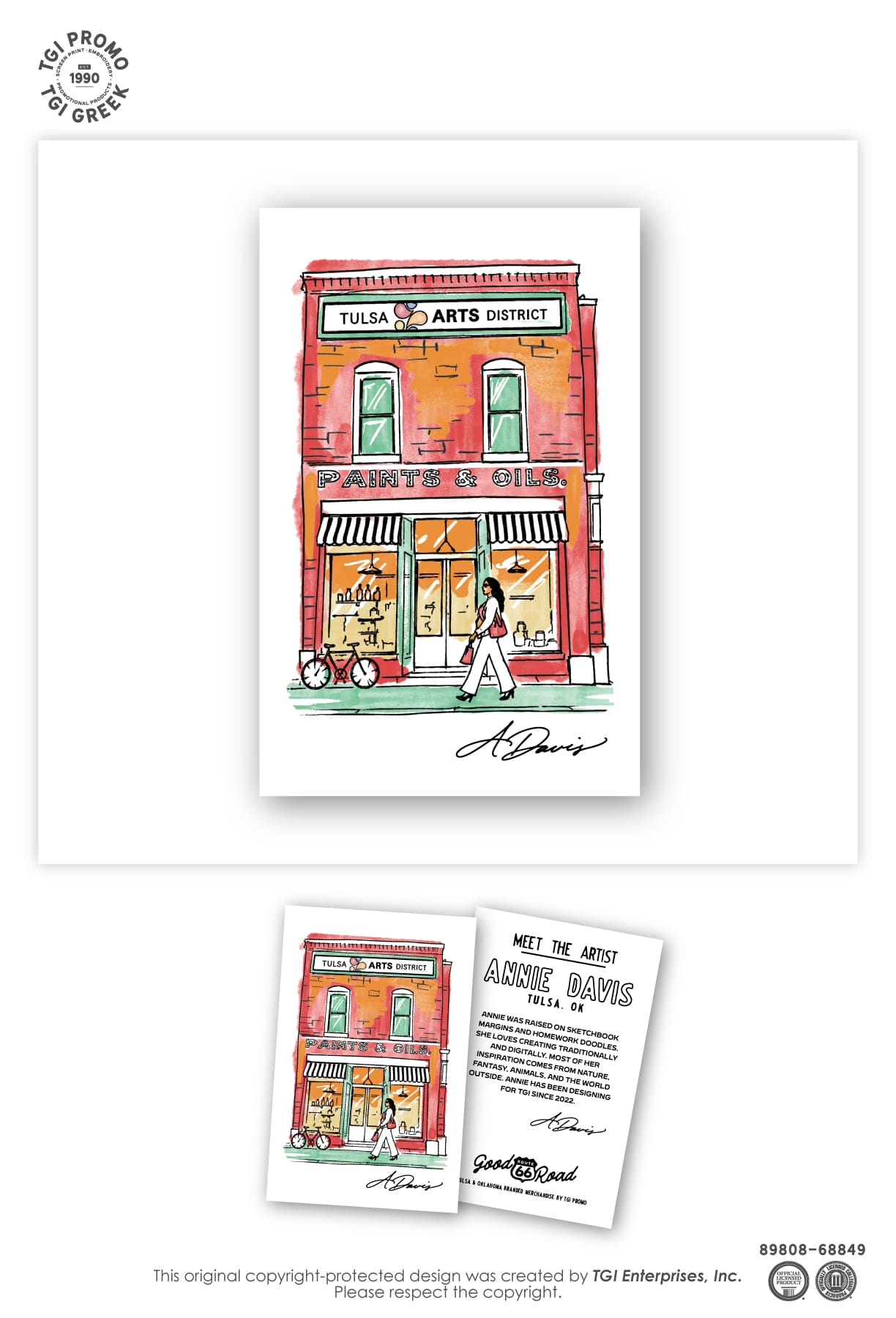 TGI Promo – Tulsa Mini Prints Tulsa Art District