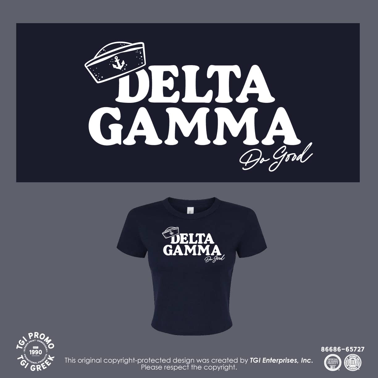 Delta Gamma – UofH Baby Tee