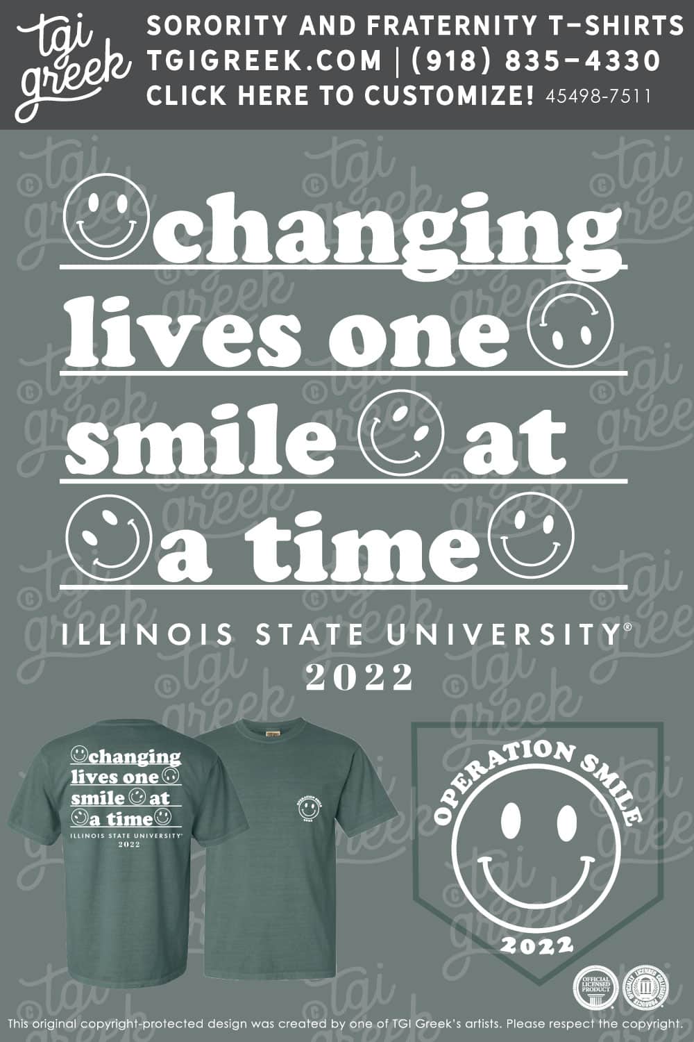 Illinois State University – Operation Smile Smile Shirt