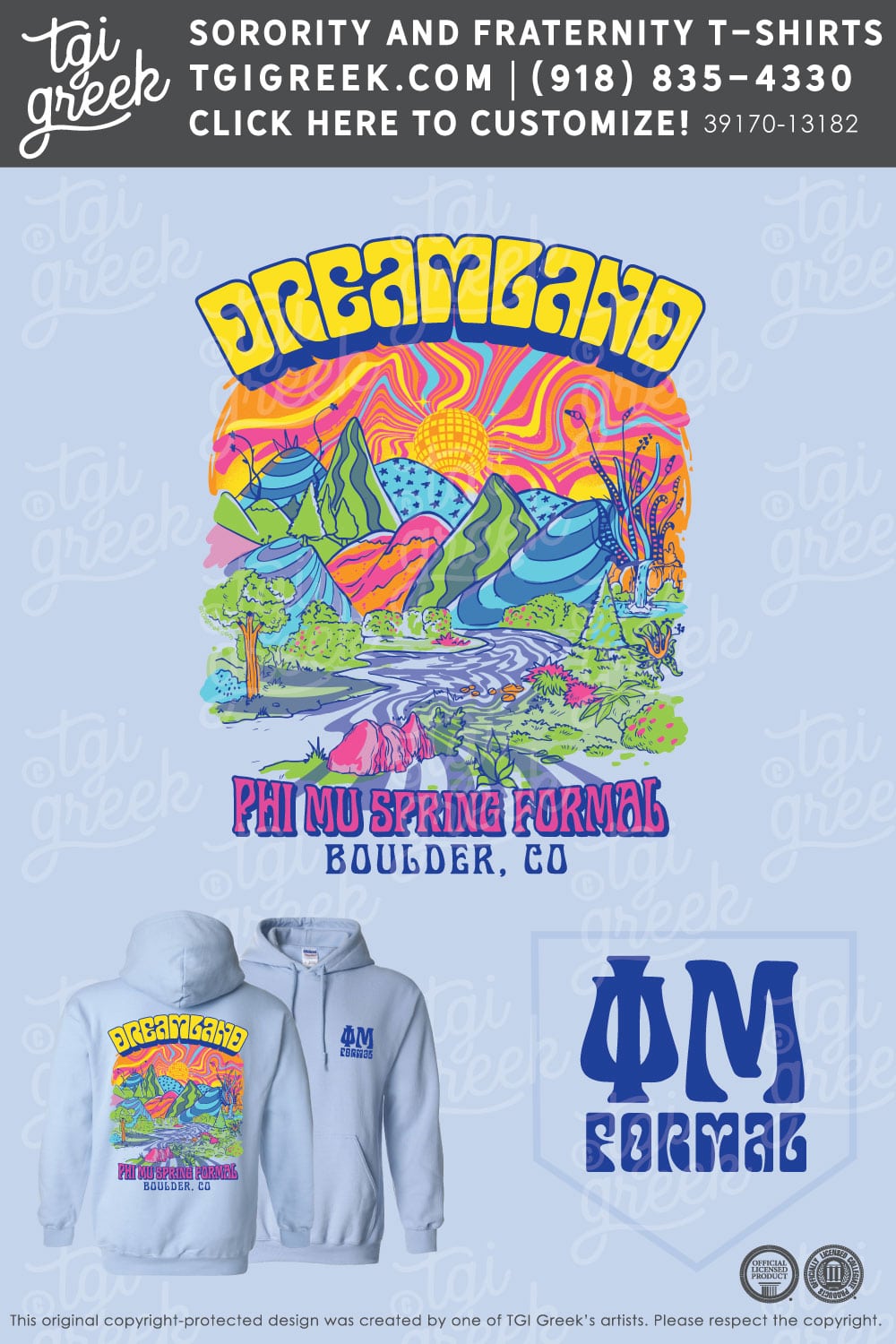 Phi Mu – UCOLBLD Formal Hoodie
