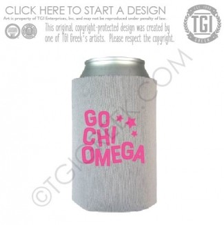 Chi Omega-SFASU bid Day Koozie