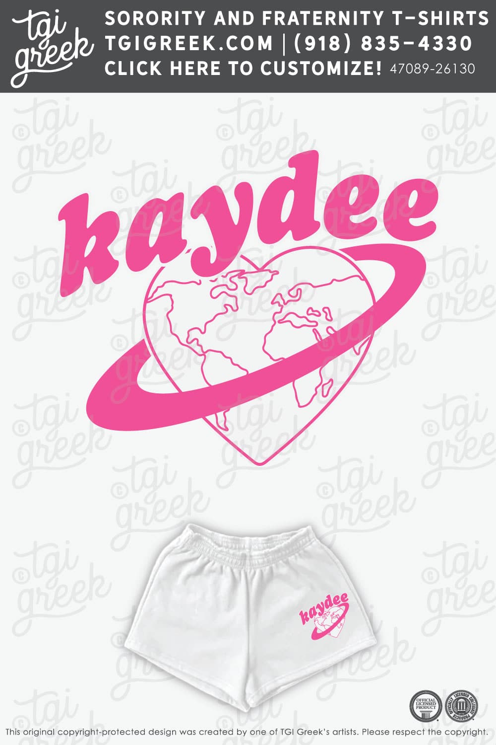 Kappa Delta – UNCCH PR Shorts