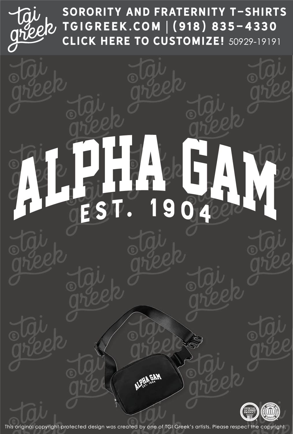 Alpha Gamma Delta – WKU Belt Bags