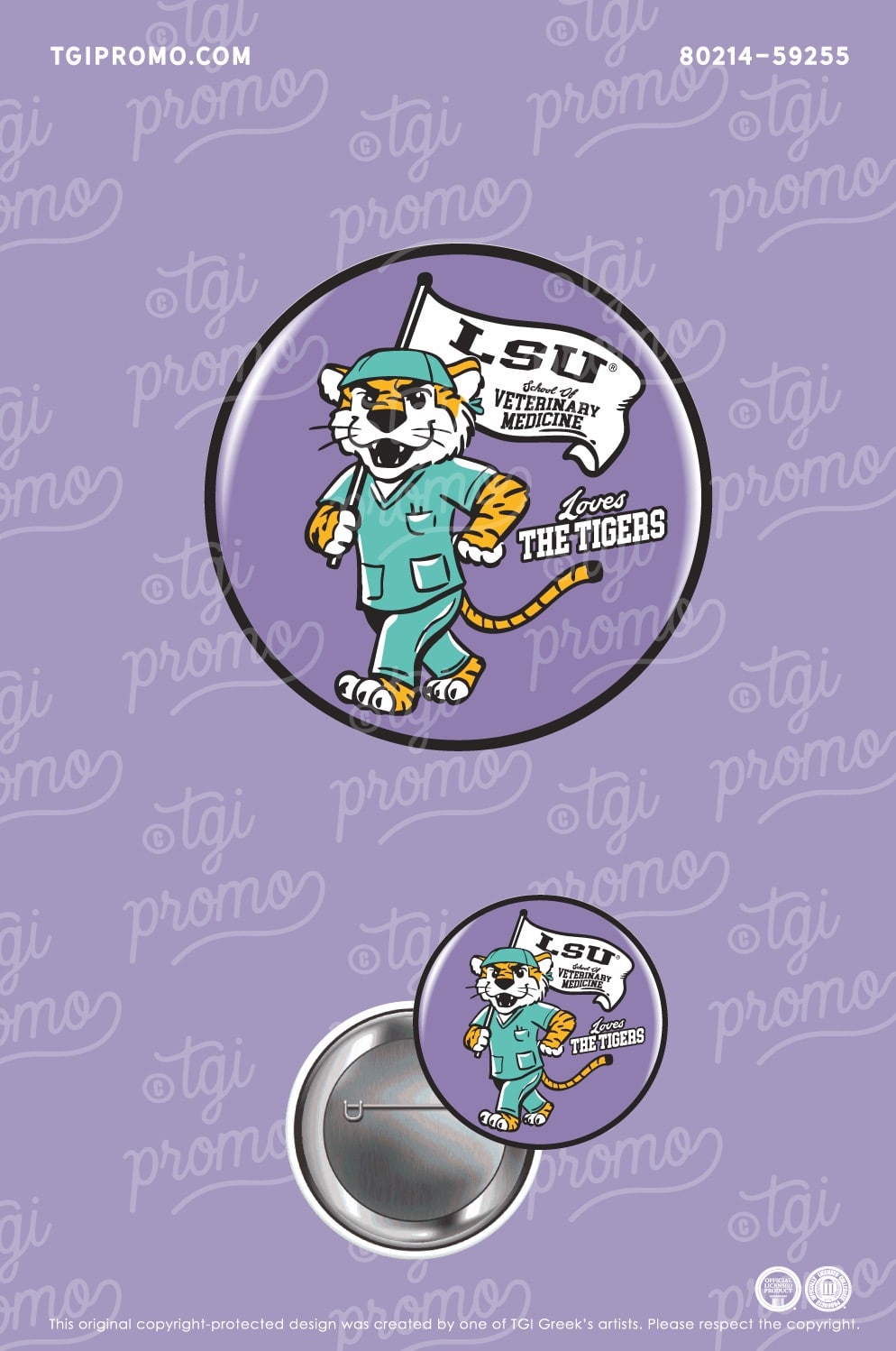 Louisiana State Univ – Gameday Button